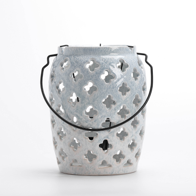 3/A Porcelain Tabletop Lantern with Cutout