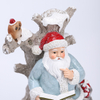 3/A Polyresin Santa With Tree Music Box 