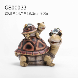 2/A Polyresin Turtle/Owl Solar Light