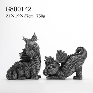 2/A Medium Size Polyresin Dragon Deco
